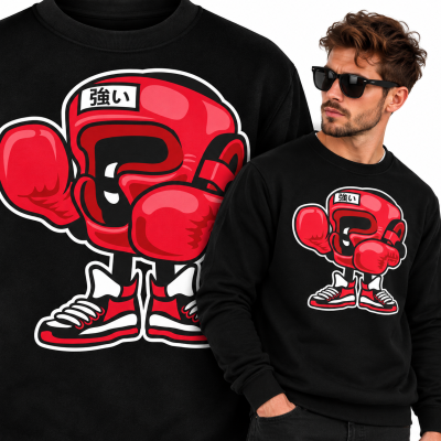 BLUZA  ANIMOWANA  BOXING CHAMPION